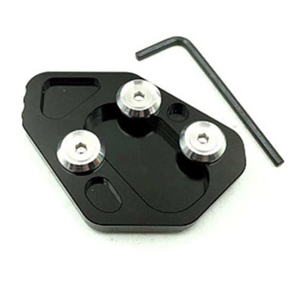 

Motorcycle CNC Side Stand Enlarger Kickstand Enlarge Plate Extension Pad For BMW F800R 2009-2014 HP2 2008-2010 R1200S 2006-2008