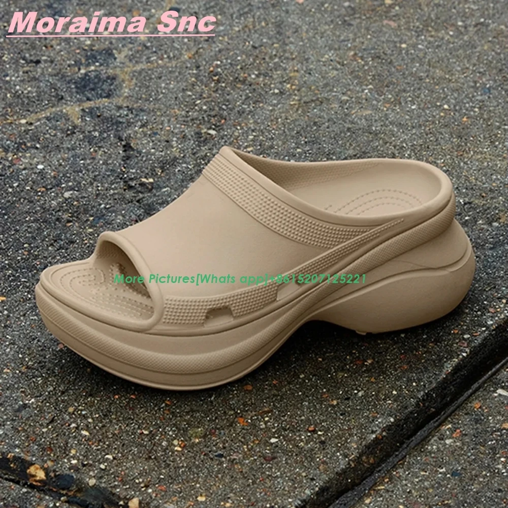 EVA Concise Flower Print Slippers Modern Designer Mixed Colors Daily Summer Ladies Newest Hollow Platform Shallow Fashion Shoes