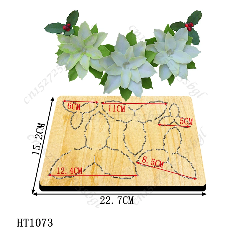

Flower Cutting dies - New Die 2022 Cutting And Wooden Mold,HT1073 Suitable For Common Die Cutting Machines On The Market.