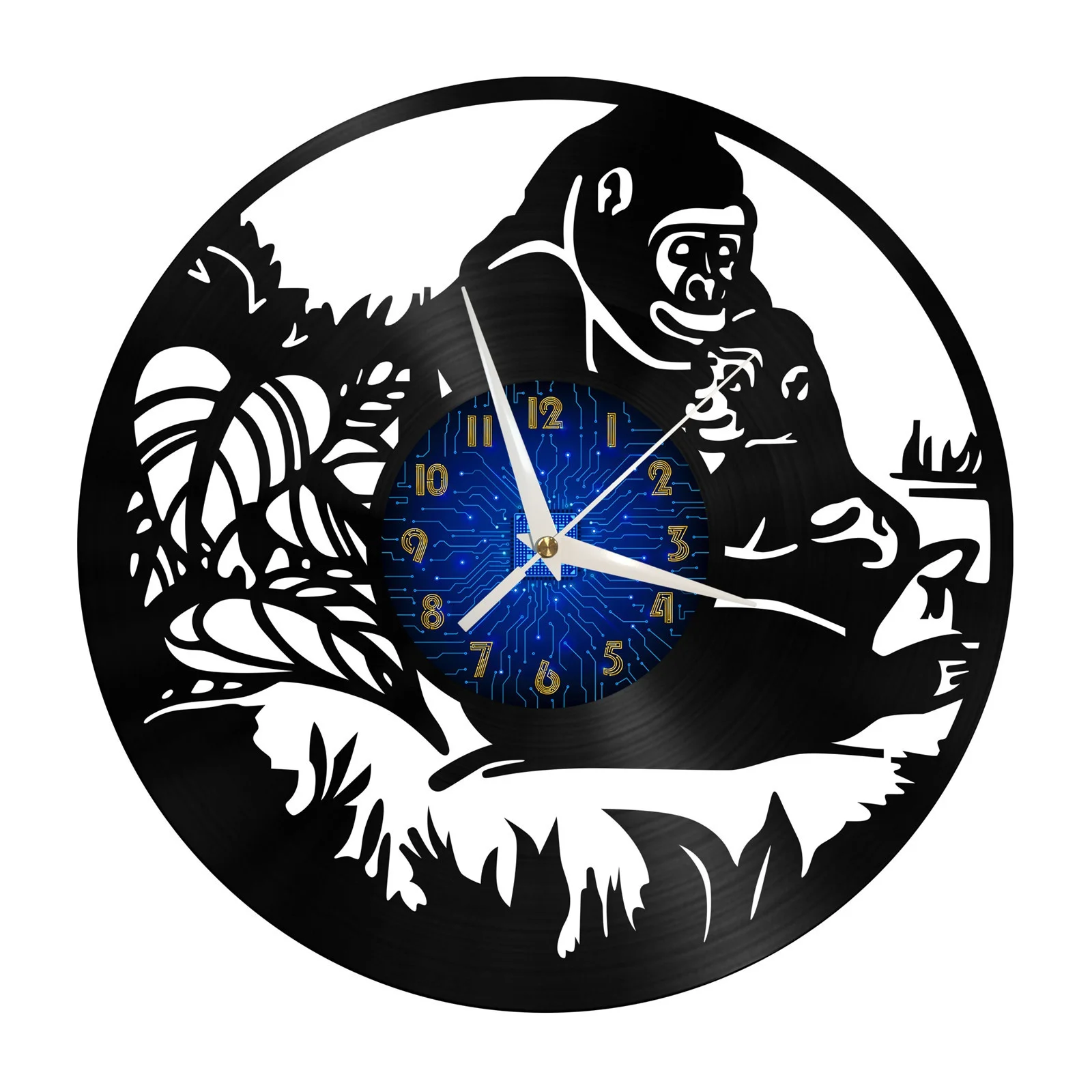 

Orangutan mother and child Vinyl Record Wall Clock for Kitchen Wall Decor Wall Art