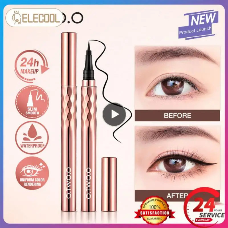 

Women Eyeliner Waterproof Ultra-fine Brush Tyro Long Lasting Quick Dry Liquid Eye Liner Eye Cosmetics
