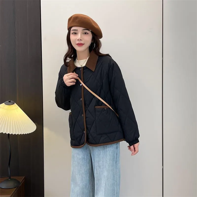 Xiangfeng женские легкие парки пальто 2025 зимняя новая женская свободная куртка с