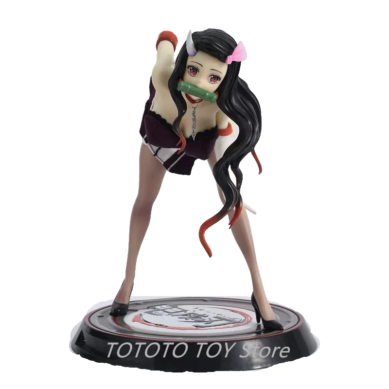 

Anime Demon Slayer Figure GK Kamado Nezuko Figure SEXY SERIES PVC Action Figure Collection Desktop Model Toys Doll Kids Gifts