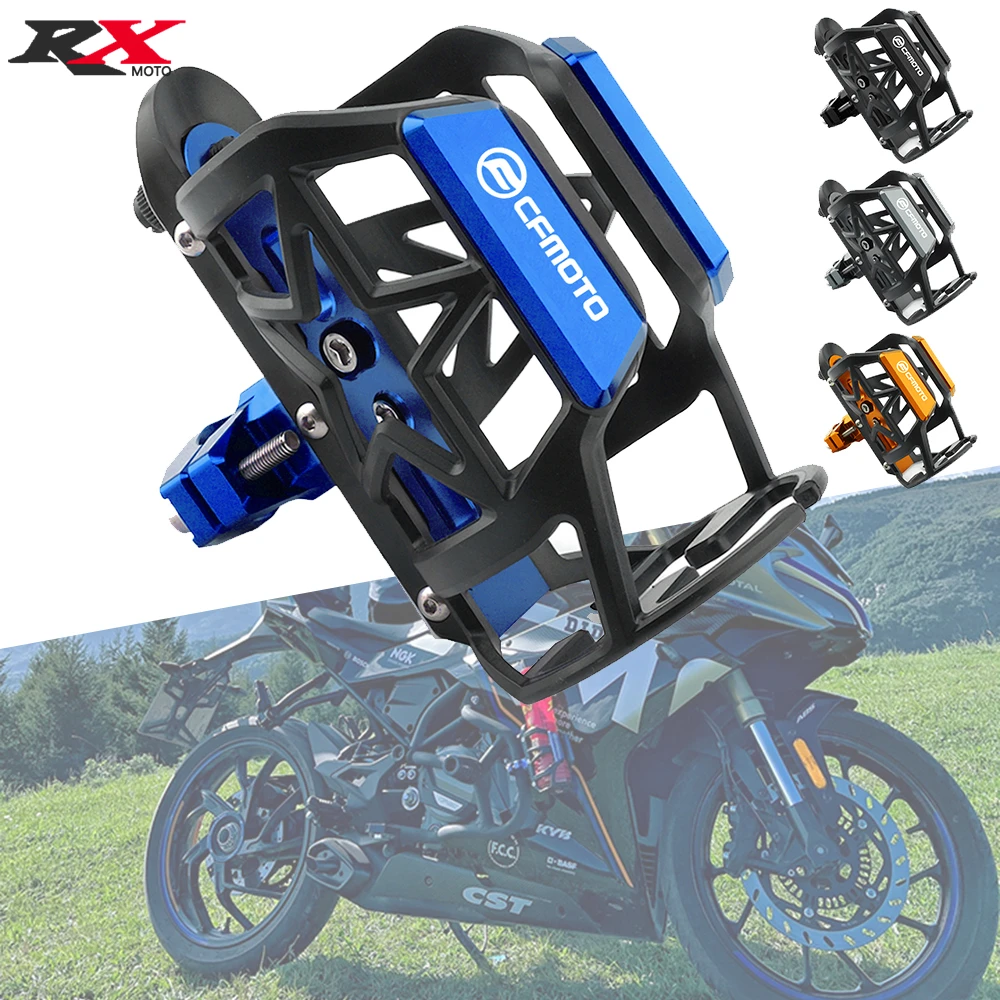 

Motorcycle CNC Water Bottle Holder Beverage Drink Cup Holder For CFMOTO 650MT 800MT CF650 650NK 400NK 250NK 400GT CF500 700CL-X