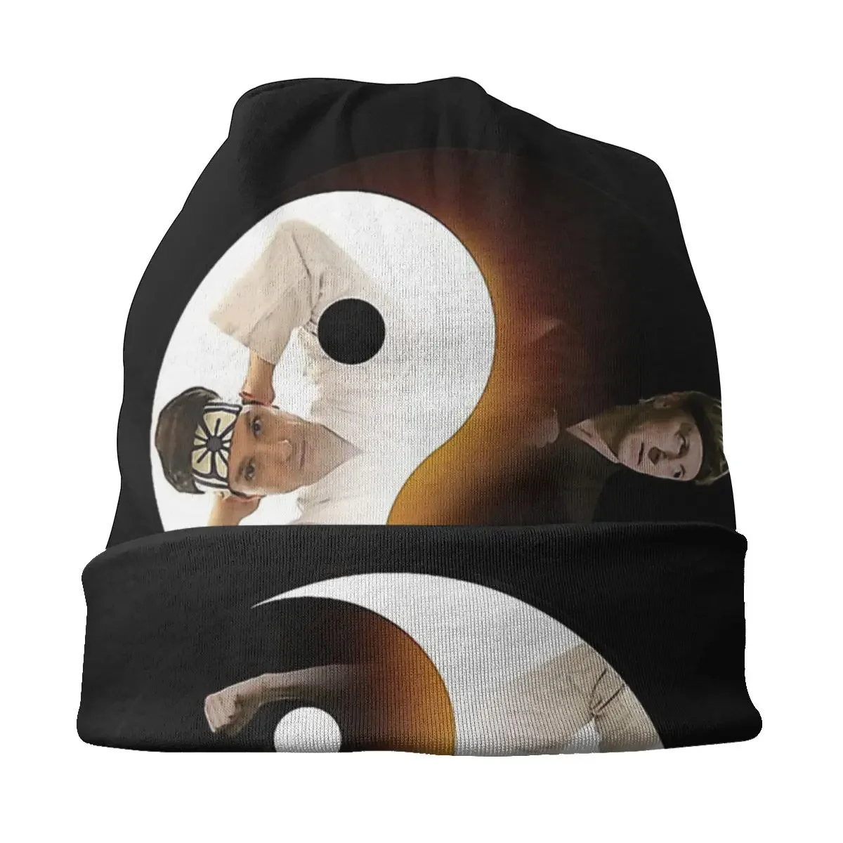 Зимние теплые шапки для бега Дэнни и Инь Ян Kai двухслойная тонкая шапка дышащие