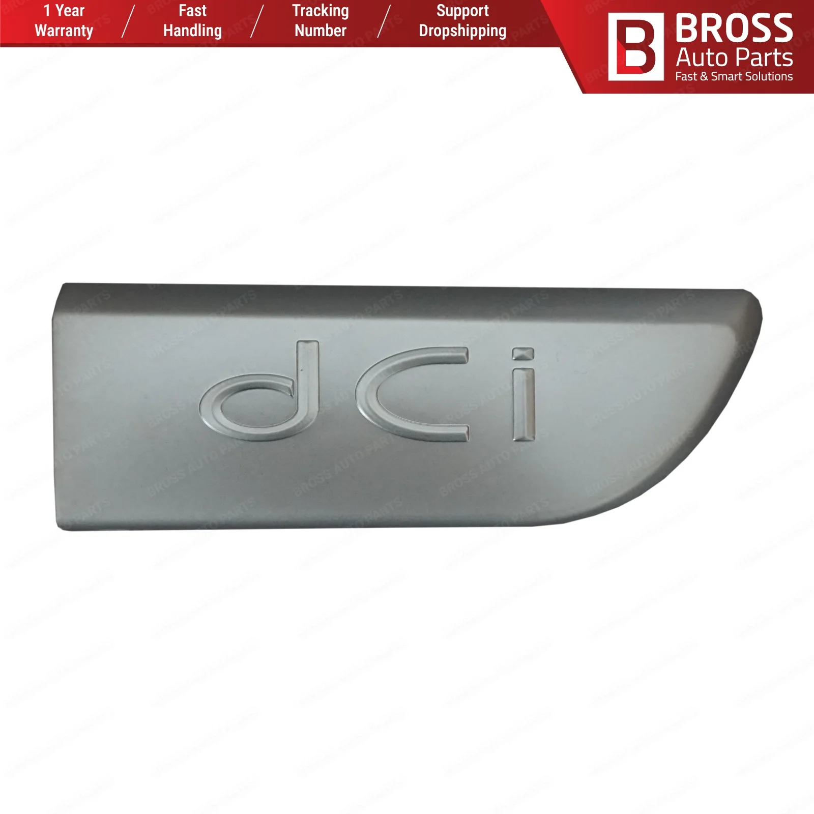 Bross BSP562-2 хромированный значок DCI эмблема 82 00 717 150/8200717150 справа для Megane MK2 2002-2008 Scenic