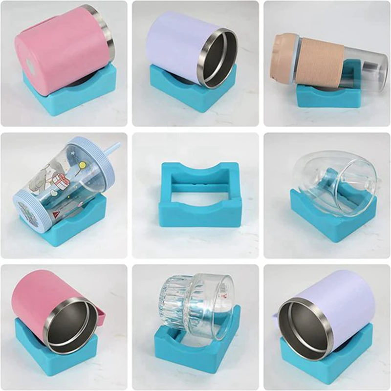 Основание стакана держатели стаканов синие для изготовления - виниловая