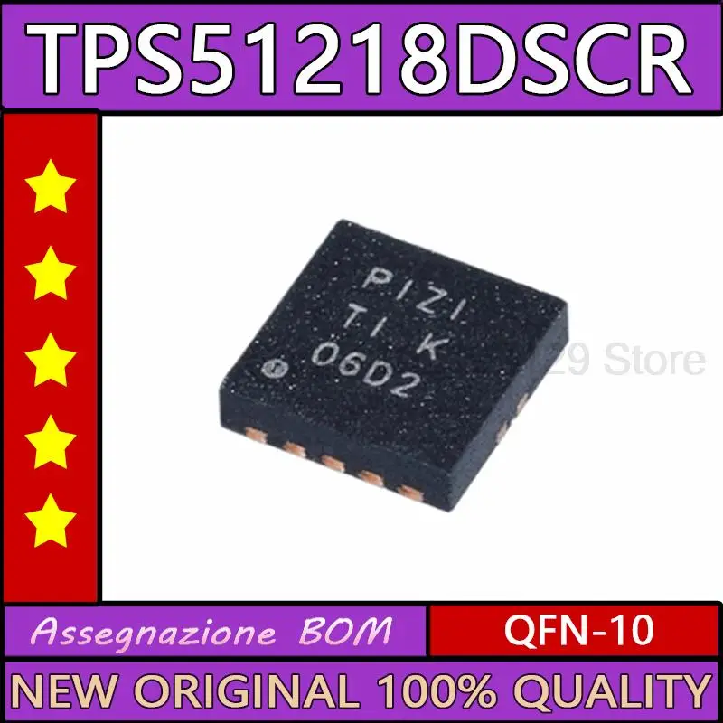 

5 шт. TPS51218DSCR TPS51218 PS51218 PIZI QFN-10 Новинка