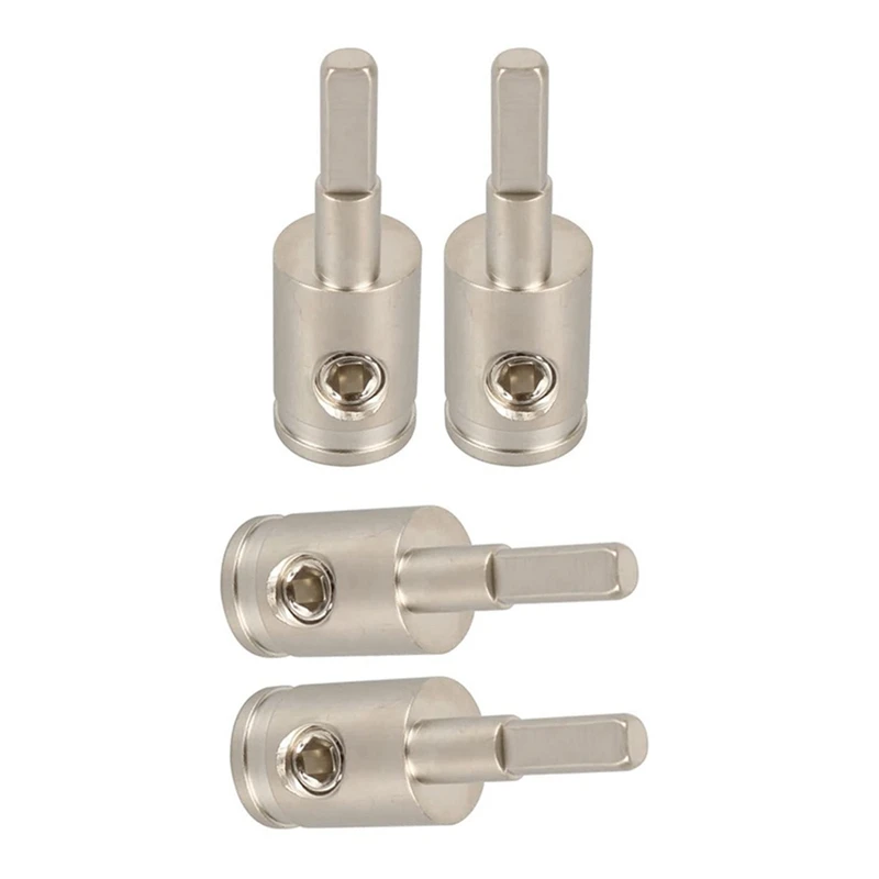 4 Pcs Car Audio Terminals Automotive Interior Amp Wire Terminal Blocks Power Cord Input Reducer To 8 Gauge