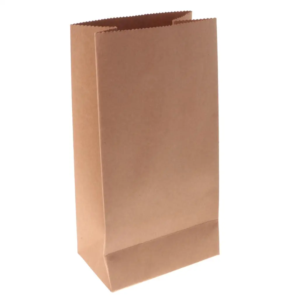 

10pcs Solid Color Kraft Paper Bags Baby Shower Weddings Favors