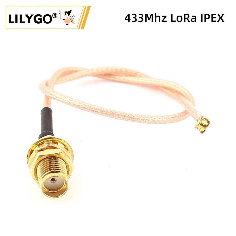 

LILYGO SMA Female to U.FL IPX Кабель RG178 50 Ом 0-6 ГГц 5-50 см