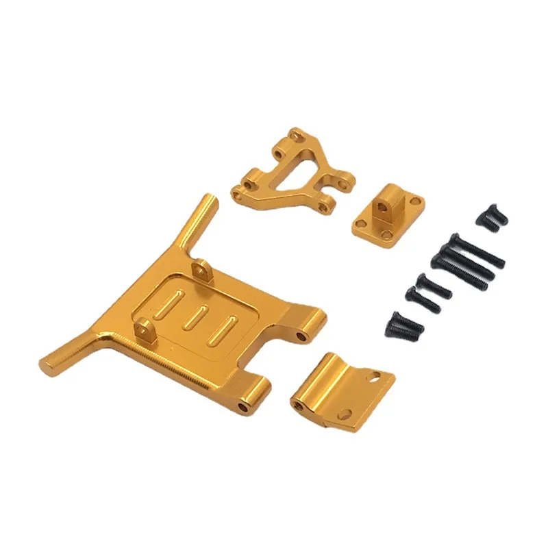 for WLtoys 144001 144010 124016 124017 124018 124019 RC Car General Metal Upgrade Parts, Front Bumper Modification