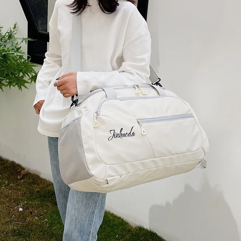 Double Shoulder Travel Bag Men And Women'S Large Capacity Light Luxury Shoulder Bag Outdoor Luggage Clothing Storage Bag M642