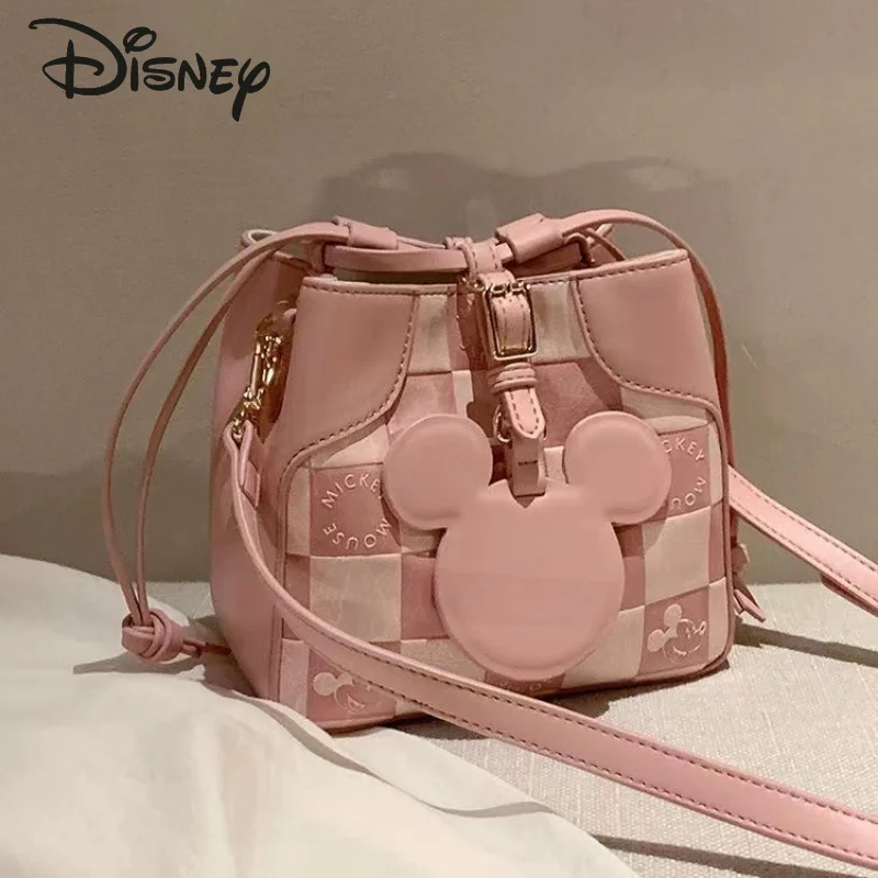 Disney Mickey's New Women's Crossbody Bag Fashionable High Quality Large Capacity Bucket Bag Premium Women's Shoulder Bag