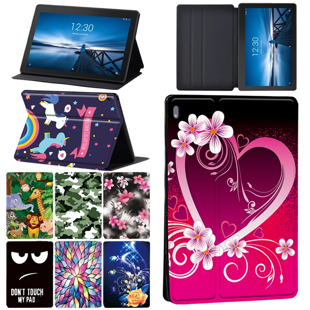 

Tablet Cover Case for Lenovo Tab E10 10.1 Inch Cover Tab M10 10.1 M7 M8 Tab M10 FHD Plus 10.3" Old Image Series Pattern Case