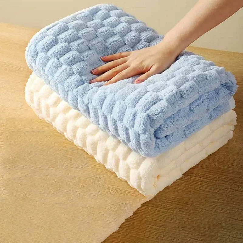 1 шт. мягкое утолщенное полотенце для лица из кораллового флиса водопоглощающее и