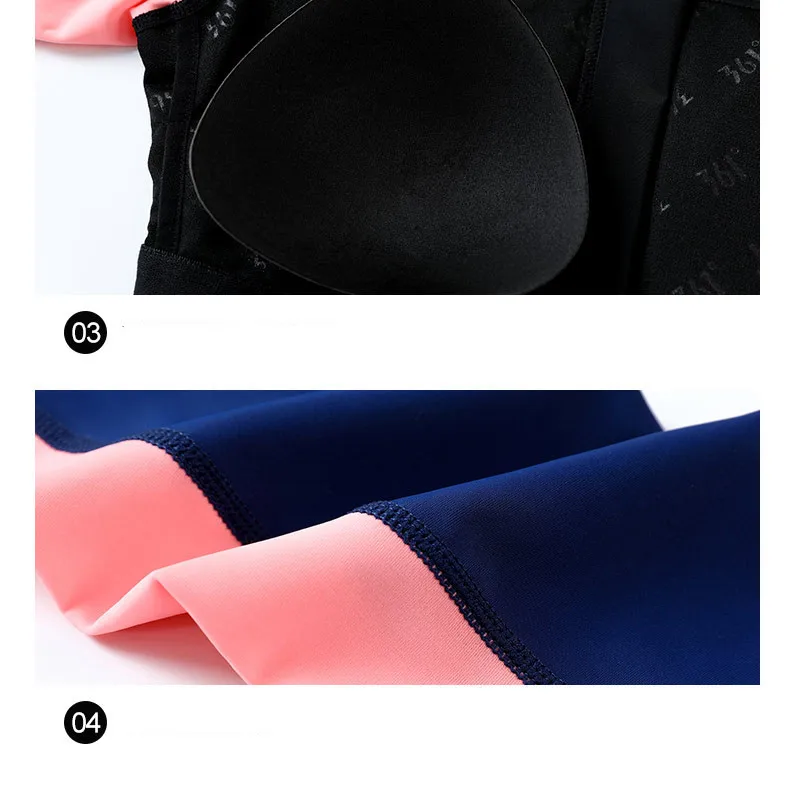 361 Professional Women One Piece Water Sports Swimsuit Plus Size Female Knee Length Long Sleeve Competition Sexy Beach Swimwear