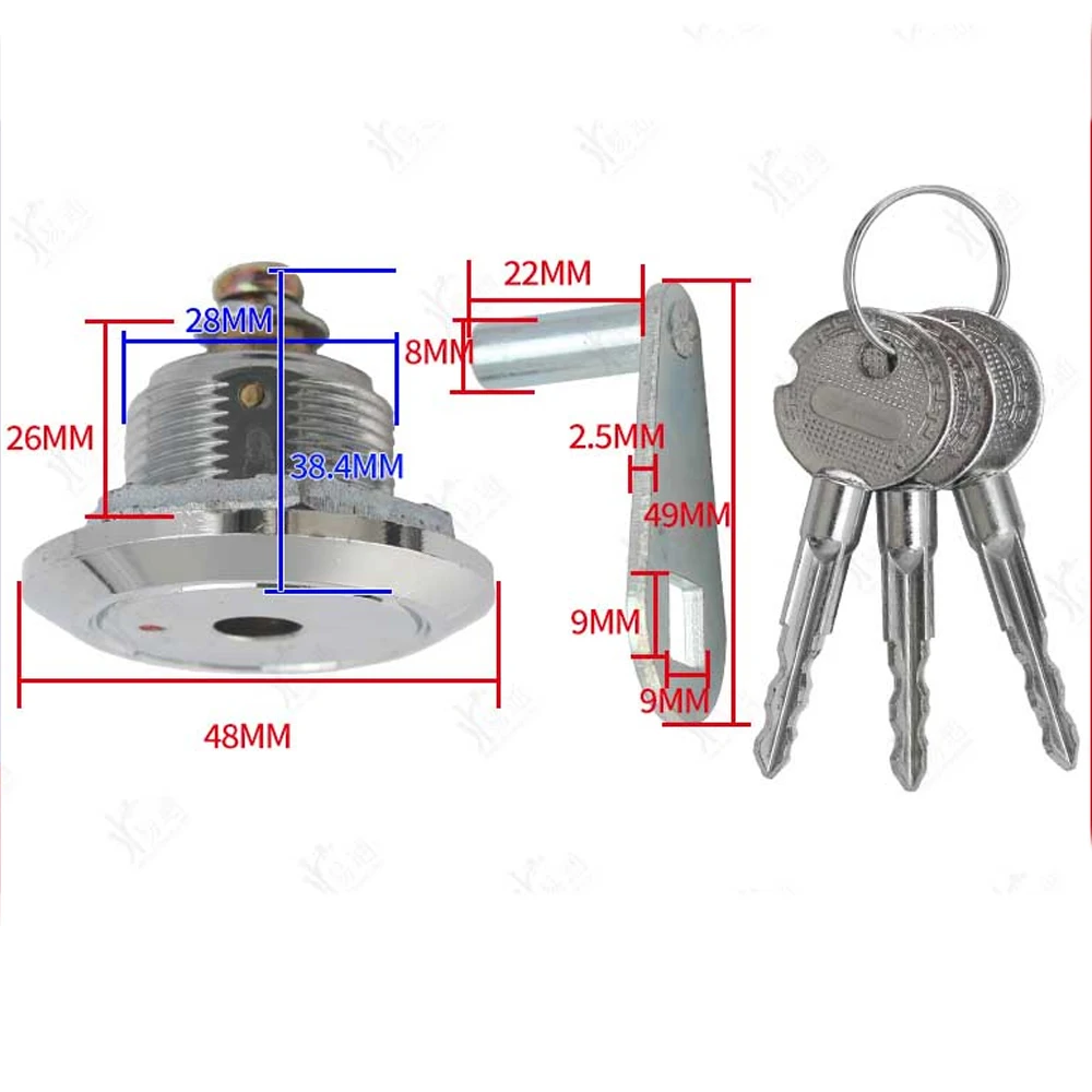 

Противоугонный цилиндр замка OIMG Cabinet Lock