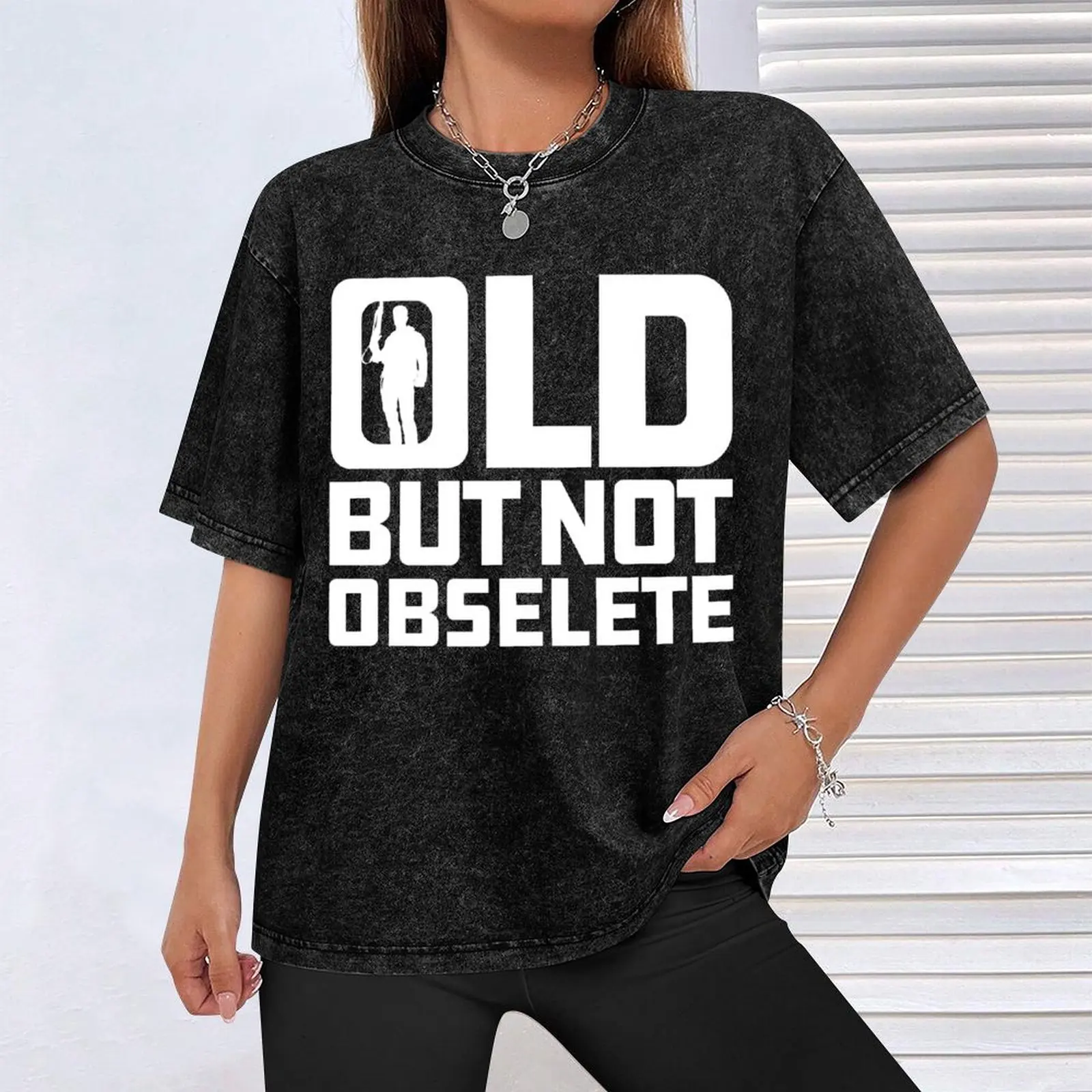 Мужская футболка Croswit Old But Not Obsolete Quote