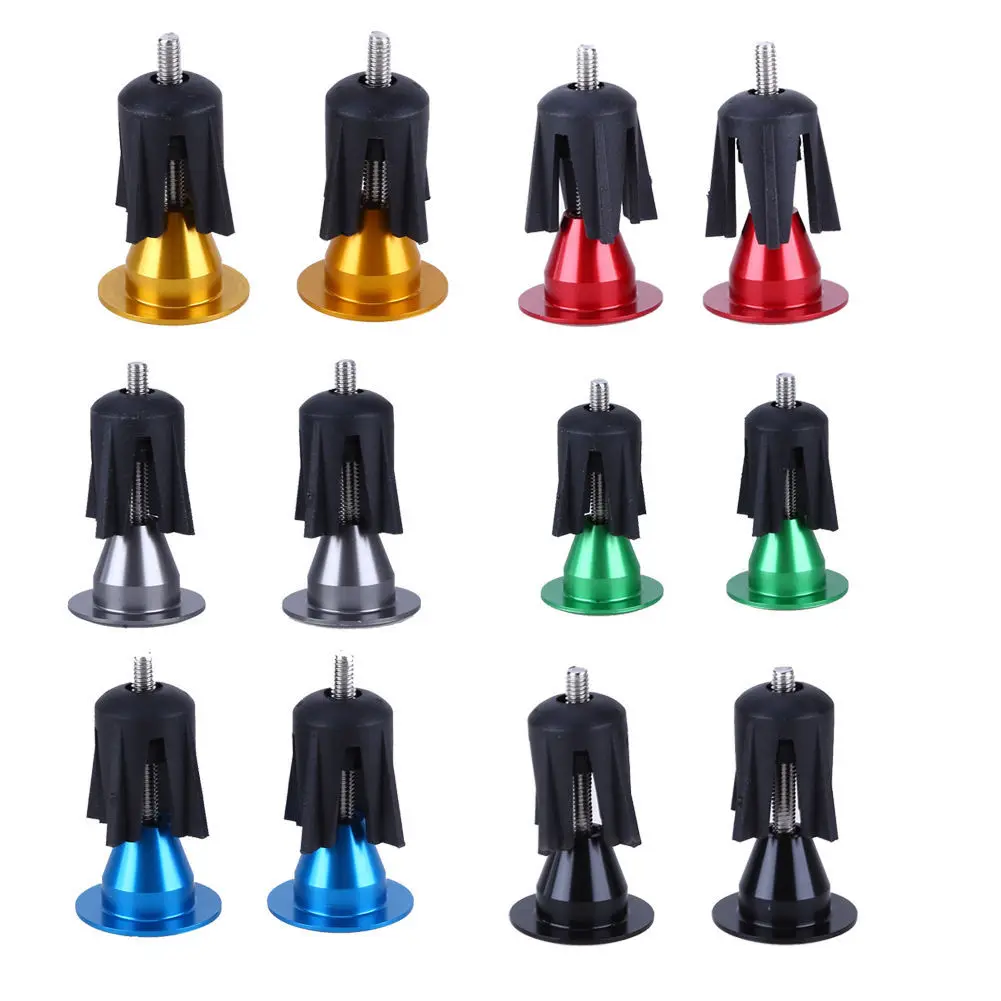 

Bicycle Aluminum Alloy Handle Cover Traffic Jam Handle Plug Color Aluminum Alloy Handle Plug