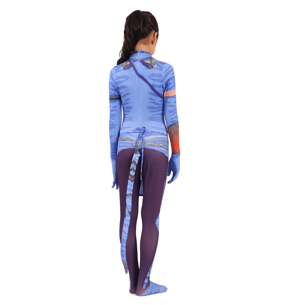 2020 Movie Avatar 2 Jake Sully Neytiri Cosplay Costumes Girls Rompers Cosplay Women Christmas Dress Halloween Costumes for Kids