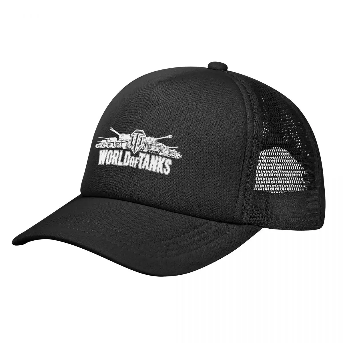 

Бейсболка с логотипом World Of Tanks для мужчин и женщин, Снэпбэк Кепка-тракер, регулируемая рыболовная сетчатая шляпа унисекс