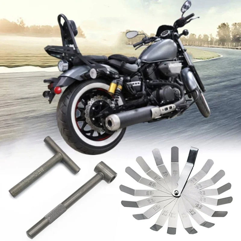 

Винтовой регулирующий гаечный ключ для автомобильного двигателя мотоцикла, гаечный ключ, инструменты для регулировки зазора клапана, аксе...