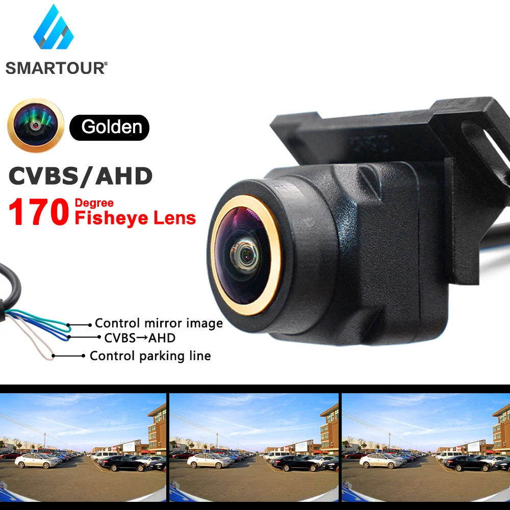 

Smartour AHD 720P Night Vision Reverse Backup Vehicle Fisheye Lens Rear View CCD/AHD Front Camera for Android DVD,AHD Monitor