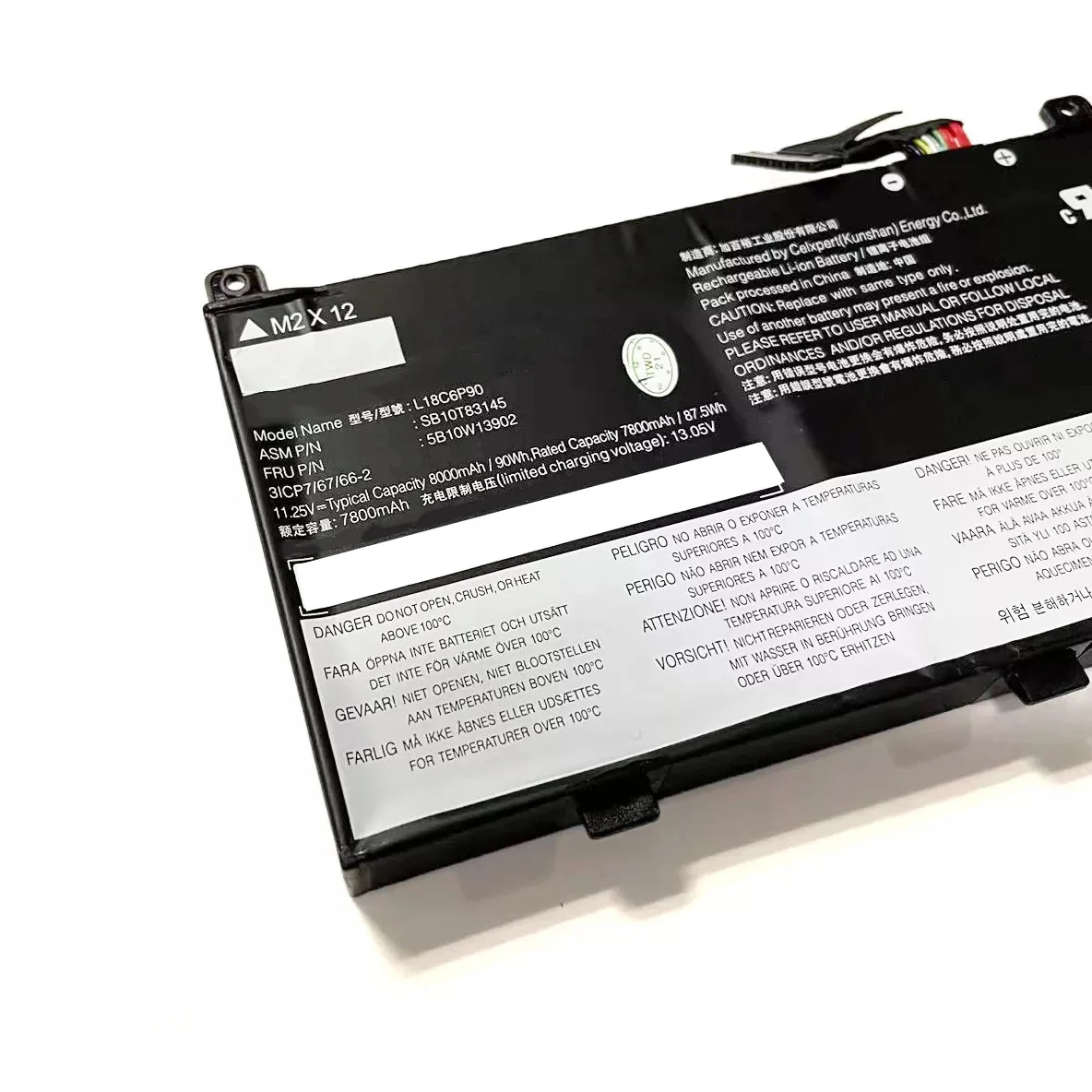 Аккумулятор L18M6P90 L18C6P90 02DL028 02DL029 11 25 в 8000 мА · ч 90 Вт для ноутбука Think-Pad серии P53