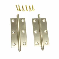 lift off hinge 2pcs 2 5inch62mm handedness mini brass lift off hinges with screws detachable slip joint rising butt door hinges
