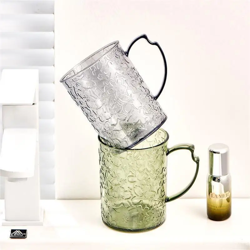 

Bathroom Accessories Mouthwash Cup Transparent Pet Material Mouthwash Storage Cups Practical New Washing Cup Water Mug Portable