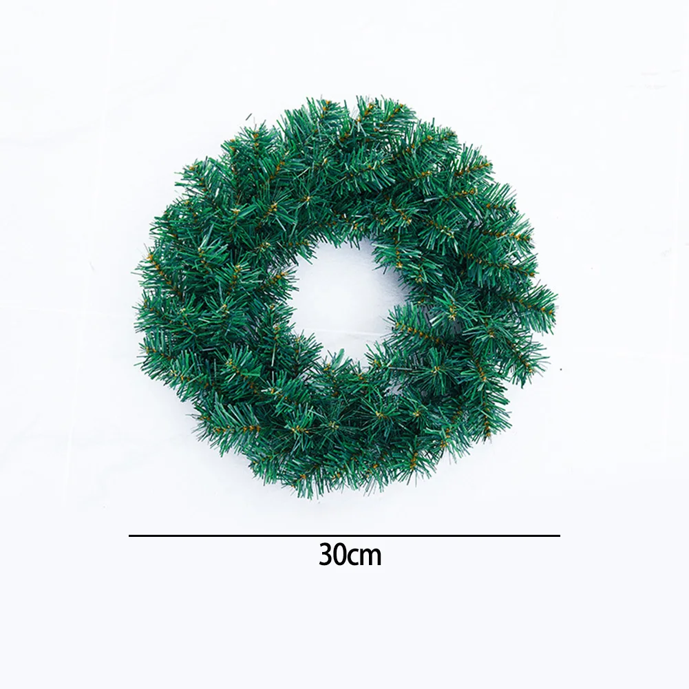 

Garland Wreath Vine 30/40CM Accessories Artificial Christmas Decorative Greenery Hotel Ornaments PVC Brand New