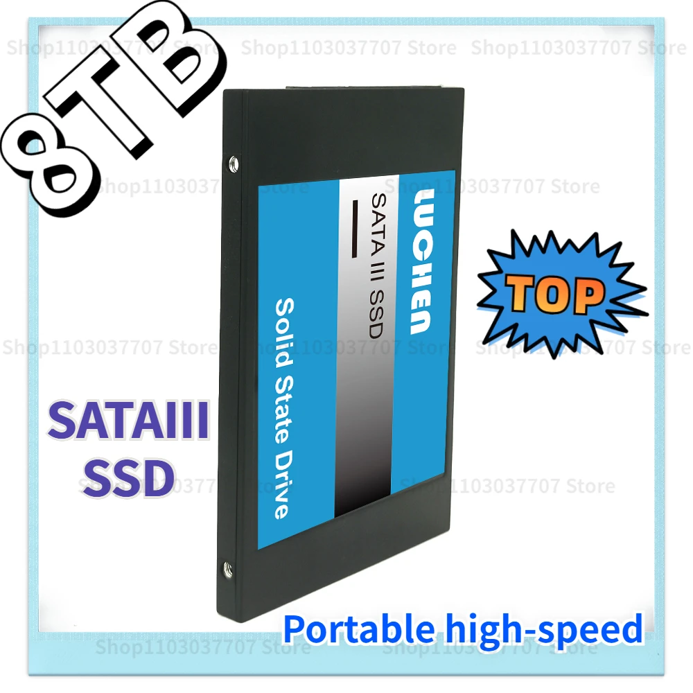 

High Speed Portable SSD 2.5Inch 4TB Sata III Hard Drive For Laptop Micro Computer Desktop PS5 PS4 2TB 1TB Internal Solid State