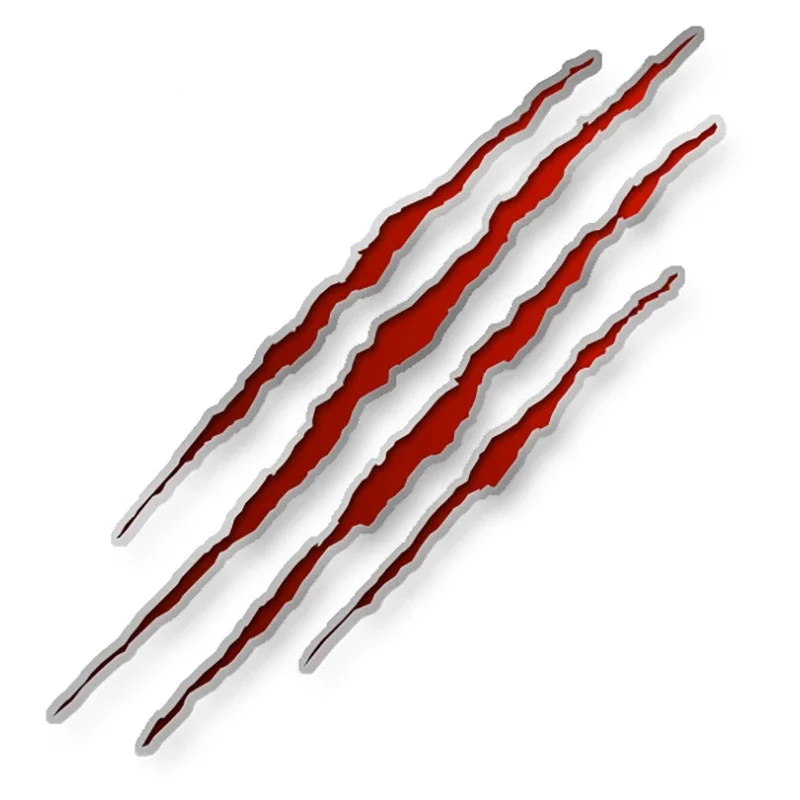 

Наклейки в виде кровавых царапин, 13 х12 см