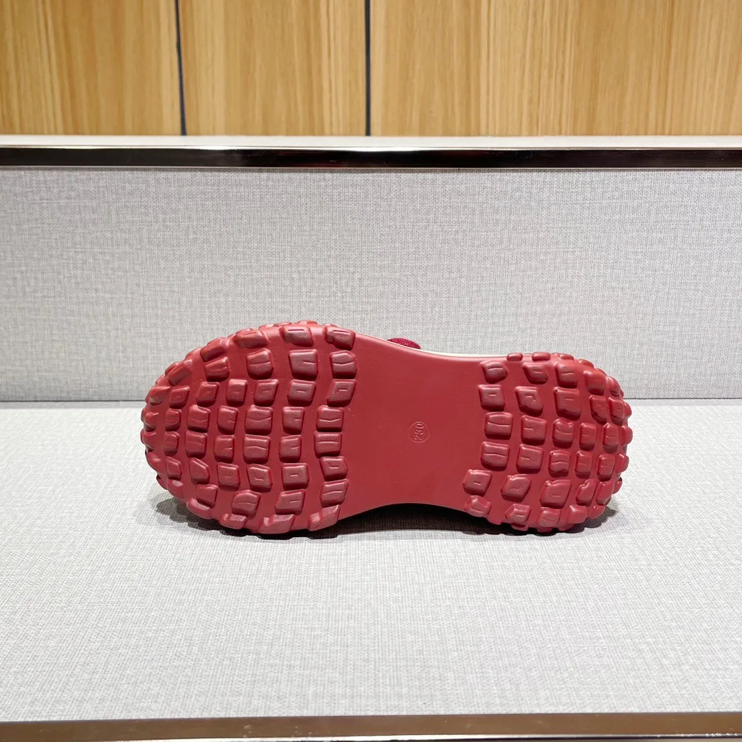 Elmsk Fashion Retro Fathering Daddy Shoes Lady Comfortable And Breathable Genuine Leather Hollow Out Sneaker Shoes Women