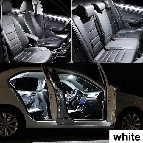 8 Шт. Ford Mondeo 5 MK5 MKV 2015-2017 Совместимые Со Canbus Светодиодные Внутренние Сигнальные Лампы С Бесплатными Инструмент...