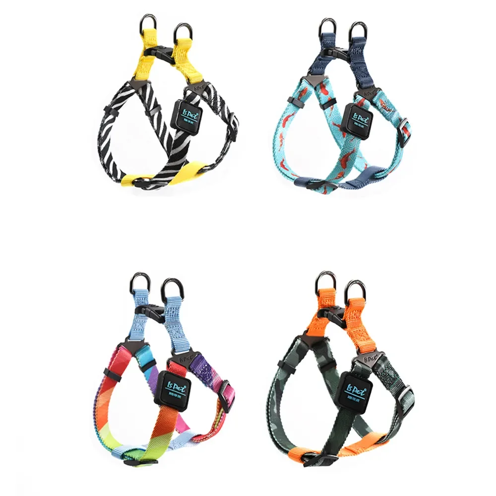 

Pet Dog Harness Adjustment Colorful Four Sizes Easy Control Handle for Small Medium Large Dogs Training Walking Vest Harness