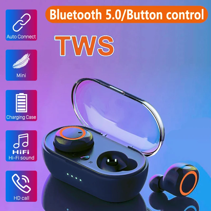 5 0 наушники A2 TWS Беспроводные Bluetooth HiFi стерео спортивные водонепроницаемые