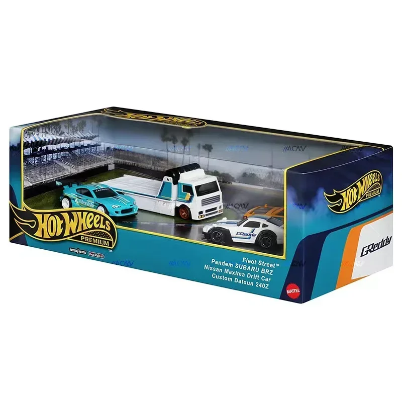 Оригинальные автомобили Hot Wheels премиум-класса Greddy Fleet уличные игрушки для