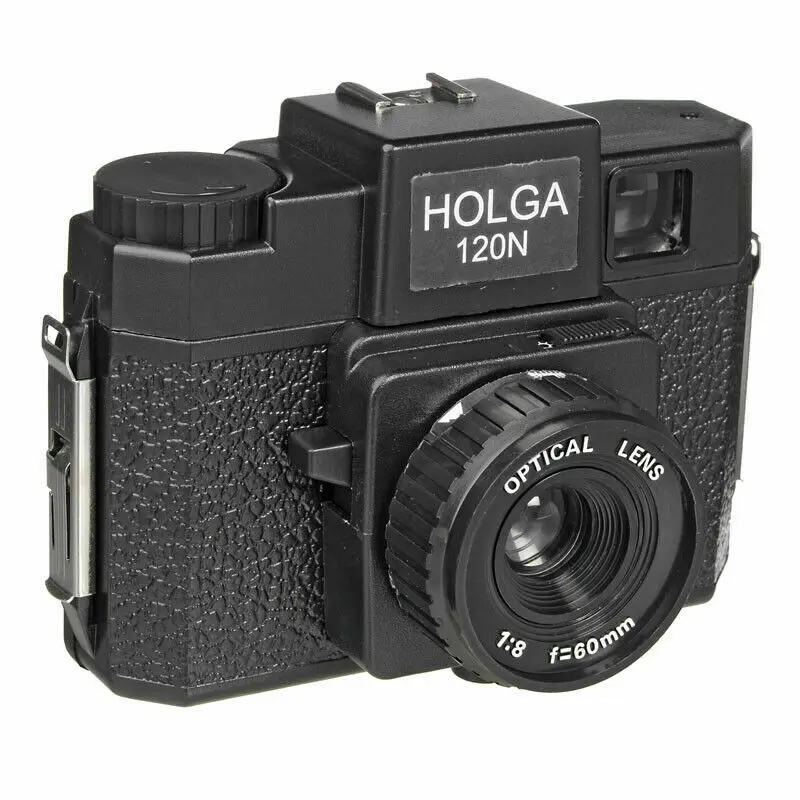 

Классическая пленочная камера Holga 120, цветная камера 120N среднего формата, Ломография Lomo Kodak Fujifilm, розовая, синяя