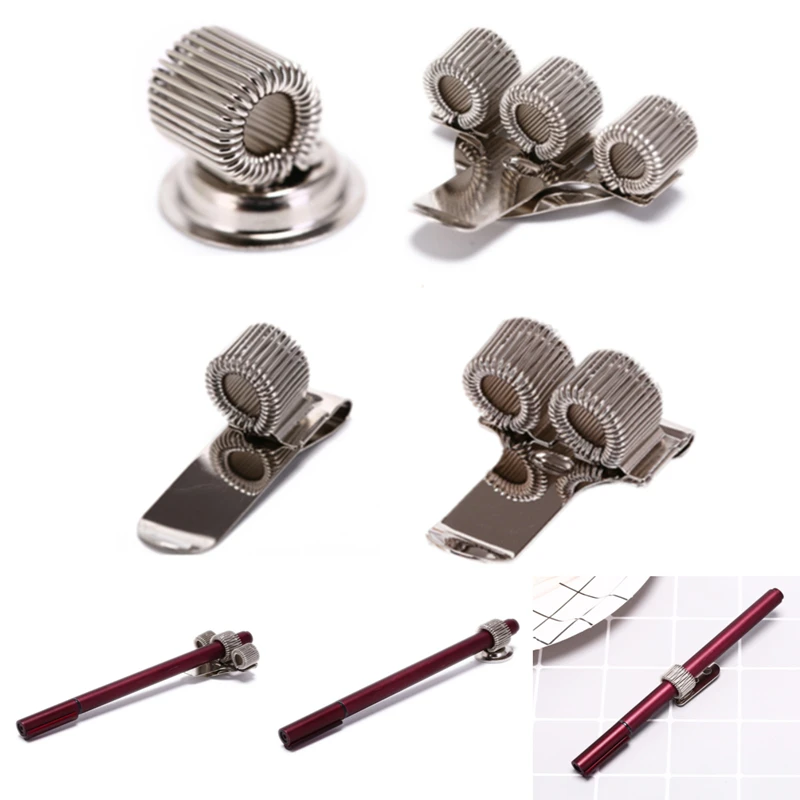 

NEW 1PC Creative Magnetic Single Hole Doctors Nurse Uniform Pen Holder Clips Metal Pen Holder Wholesale