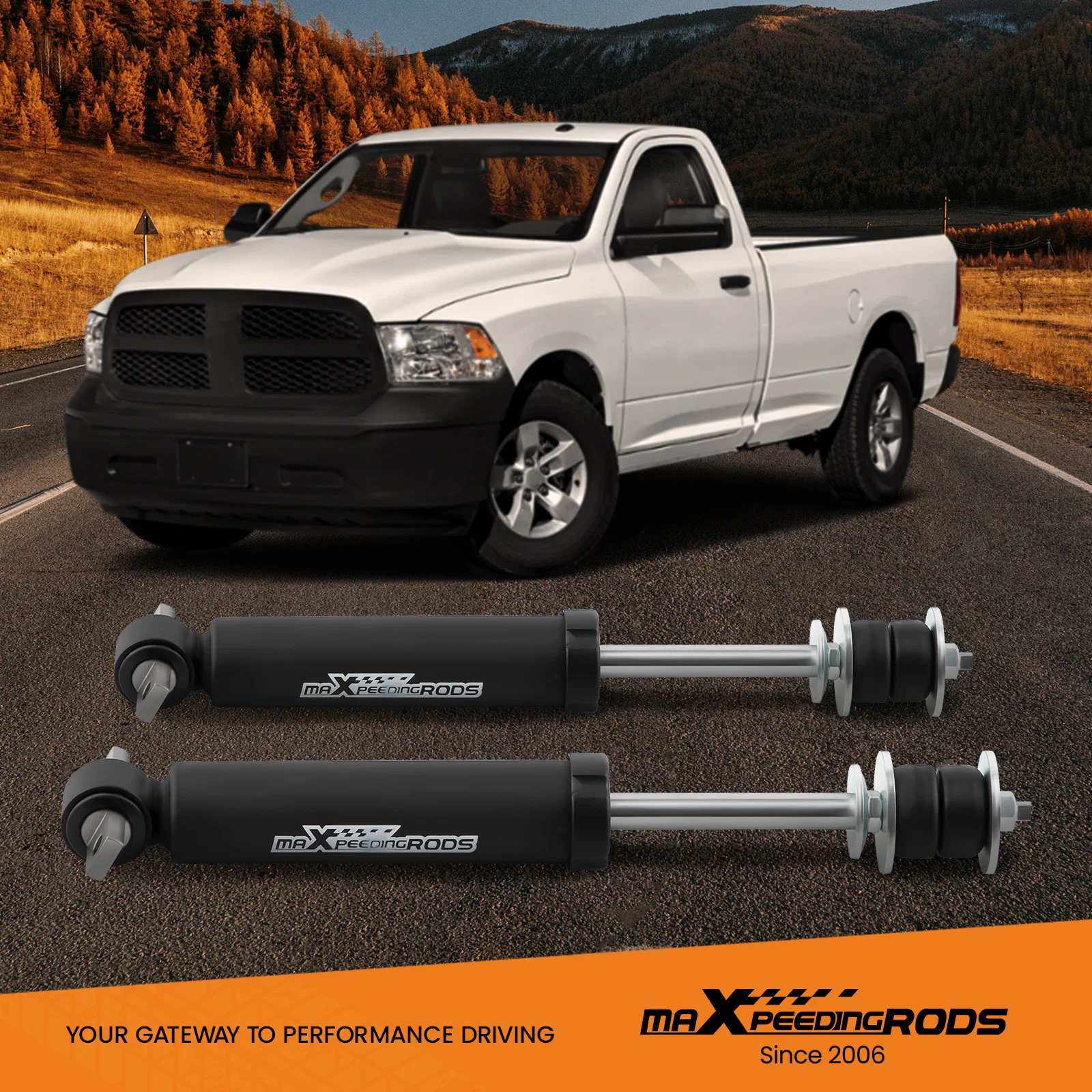 Передние Удары 0-2 дюйма для Ram 1500 2WD 2010 2011 2012 2013 2014 2015 2016 2017 2018