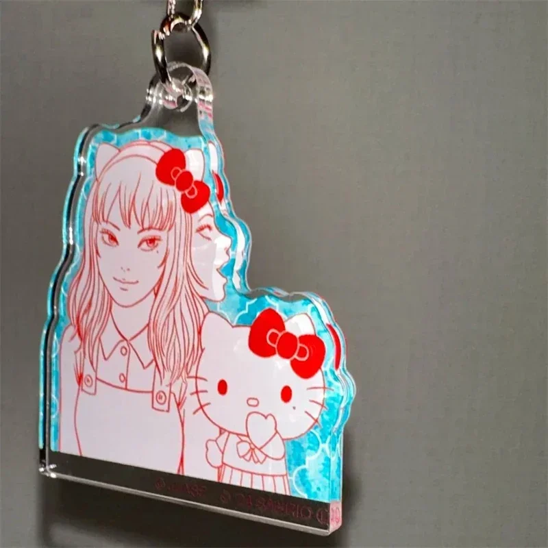 Sanrio Hello Kitty Tomie Junji Ito знак шарнирный акриловый брелок с героями мультфильмов аниме