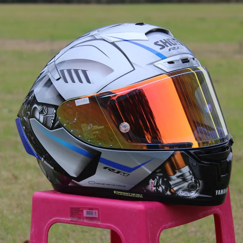 SHOEI X14 Helmet X-Fourteen R1 60th Anniversary Edition Grey Helmet Full Face Racing Motorcycle Helmet Casco De Motocicleta enlarge