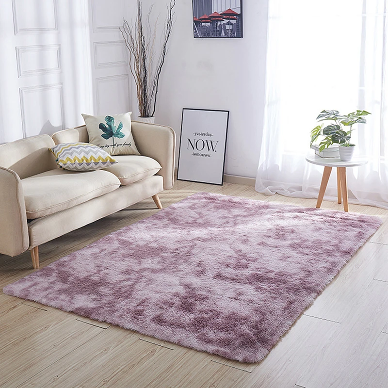 

Carpet Shaggy Tie-dye Carpet Printed Plush Floor Fluffy Mats Area Rug Living Room Mats carpet bedroom bedside table carpet