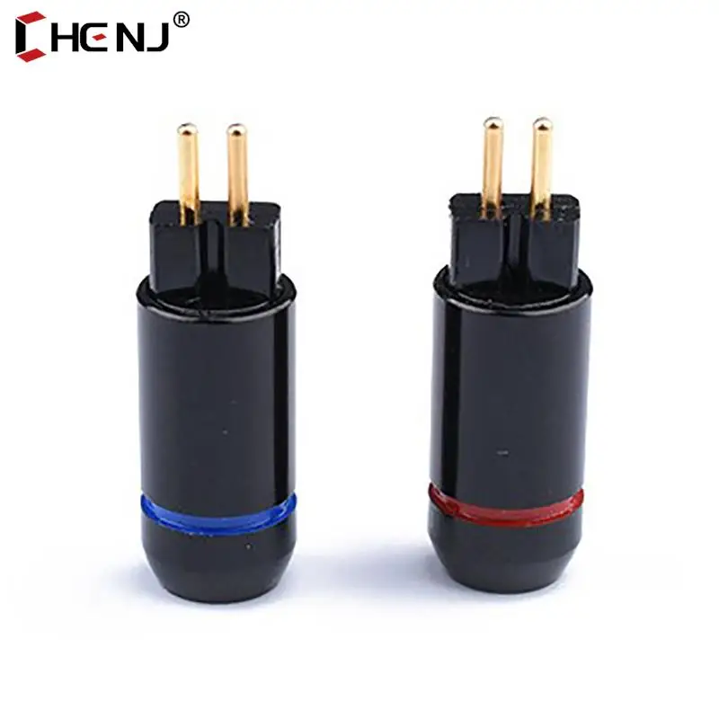 

2pcs HiFi Pinhole Headphone Connector Factory Outlet 0.78mm Pin DIY Headphones Cable 2 Pin Terminal 0.78 Pin 1964 with Slot