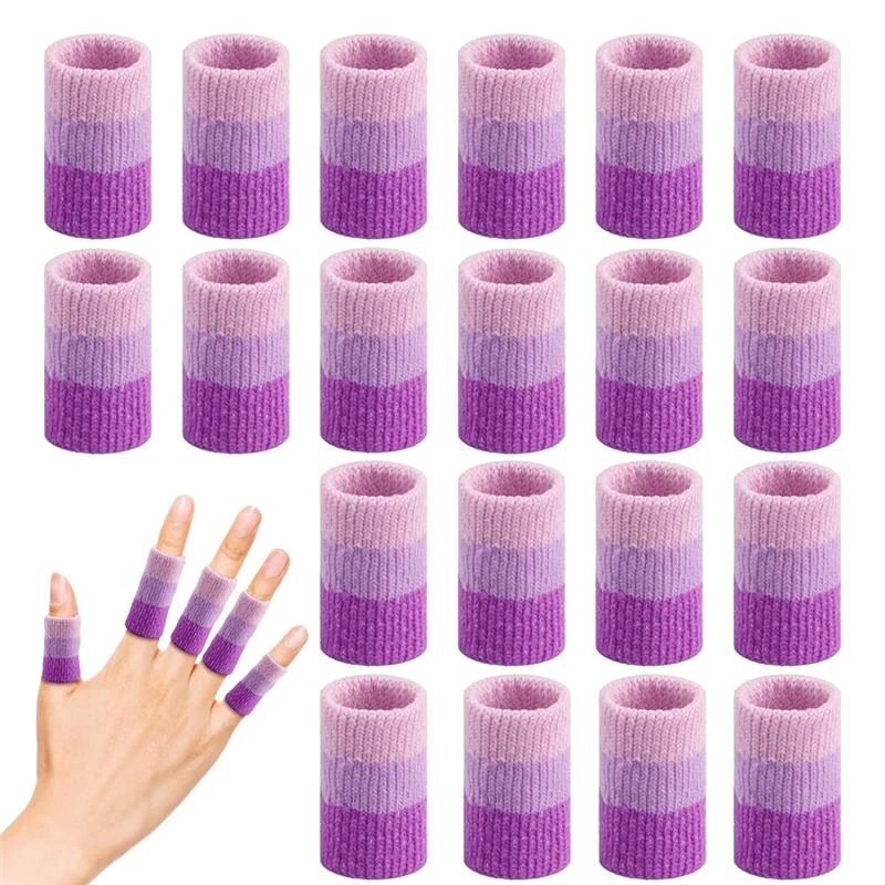 

Фиолетовые защитные чехлы для пальцев для вязания (20 шт.)