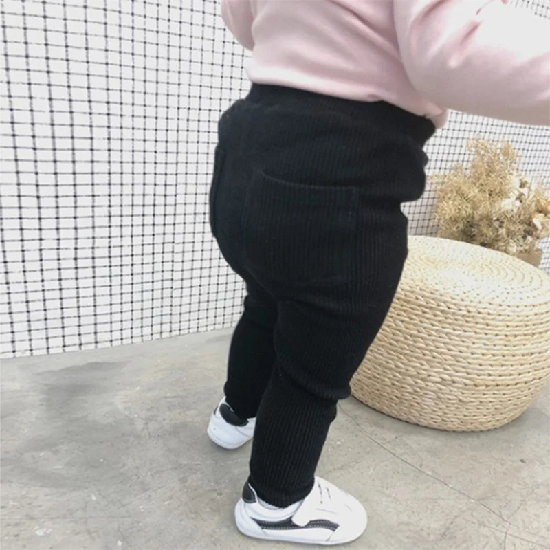 

Kids Solid Color Pants Girls Stretch Skinny Trousers Spring Autumn Soft Slim Comfortable Trousers Children Pants Girl & Boys