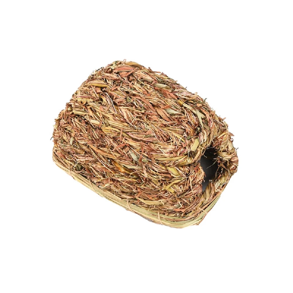 

Straw Rabbit Nest Hamster Mountain Grass Nest Pastoral Pet Nest Grass Frame Dutch Rat Hay Hamster Grass Pets Supplies