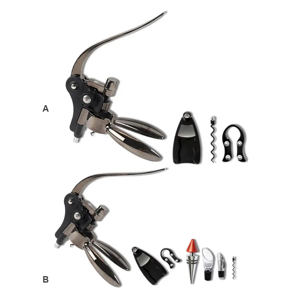 

Wine Bottle Opener Set Corkscrew Kit Pro Bottles Spiral Opener Foil Slicer Kitchenware Drill Banquet Party Parts Gift